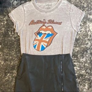 Burn out Rolling Stones shirt